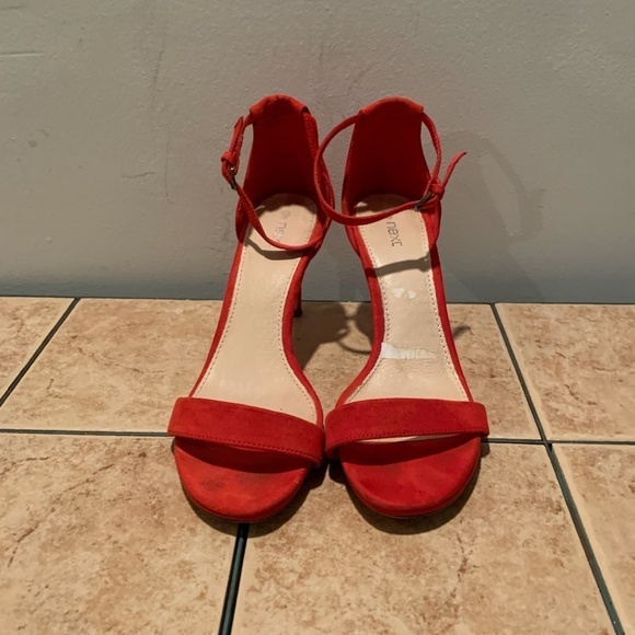 Next Heeled Sandals in Red UK Size 6.5/US 8.5 - Picture 2 of 11